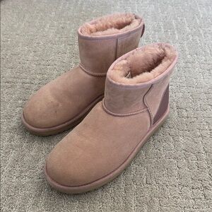 UGG Pink Ankle Boots